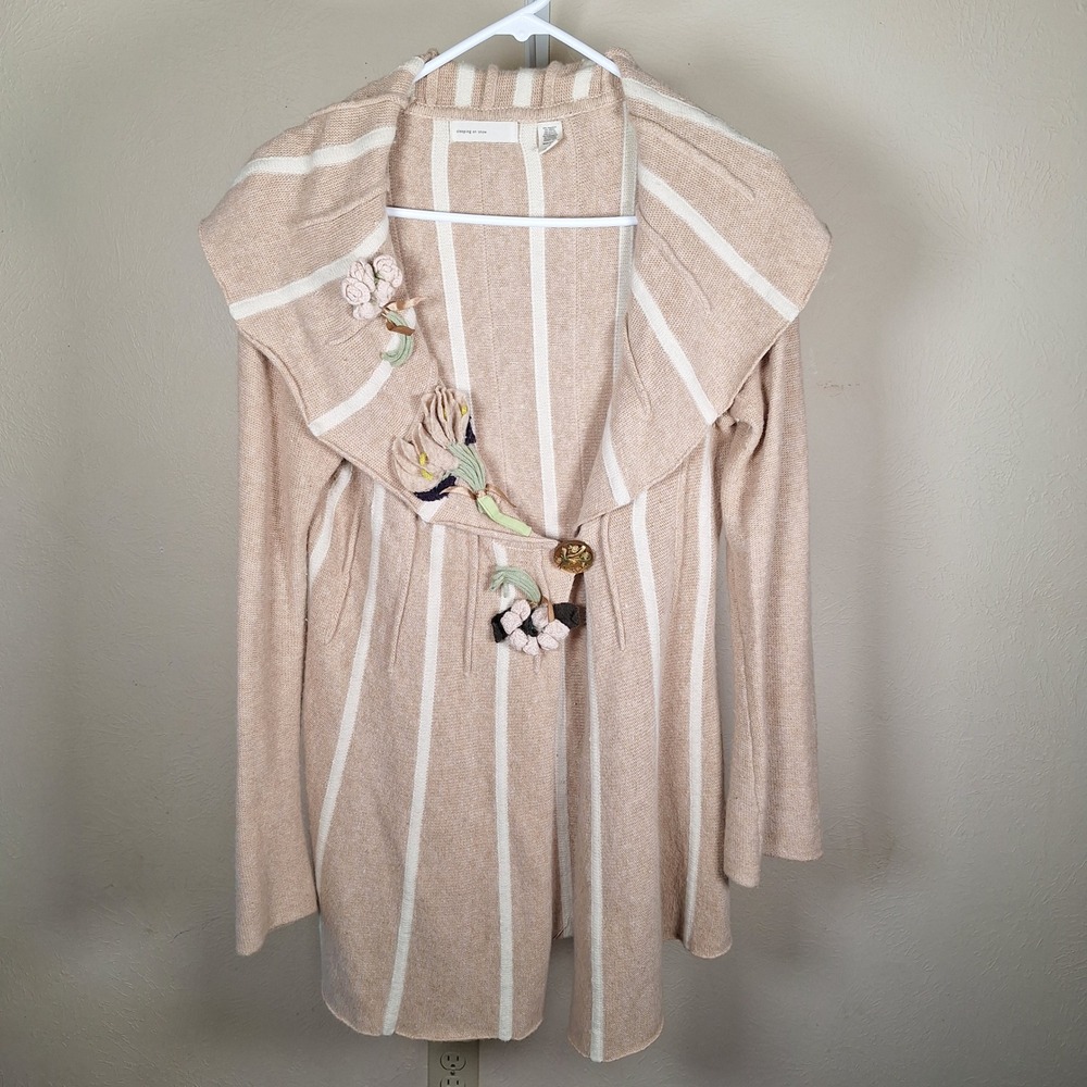 Sleeping on Snow Rose 3D Cardigan Shawl Drapey Y2K‎ Dainty Artsy Medium